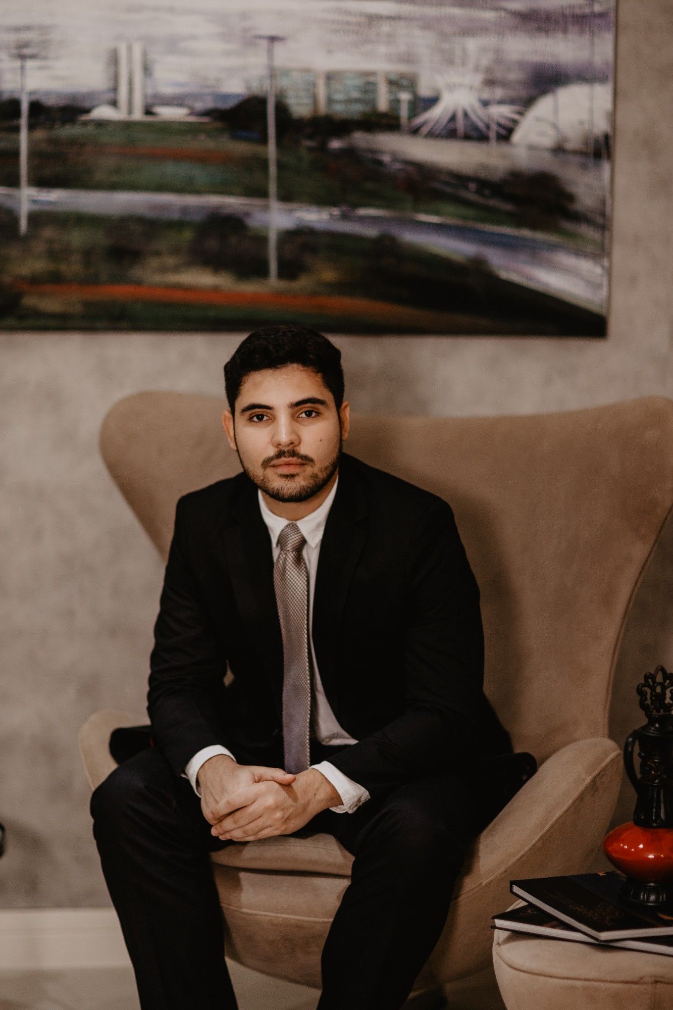 João Vitor Figueiredo Lima, advogado, no escritório