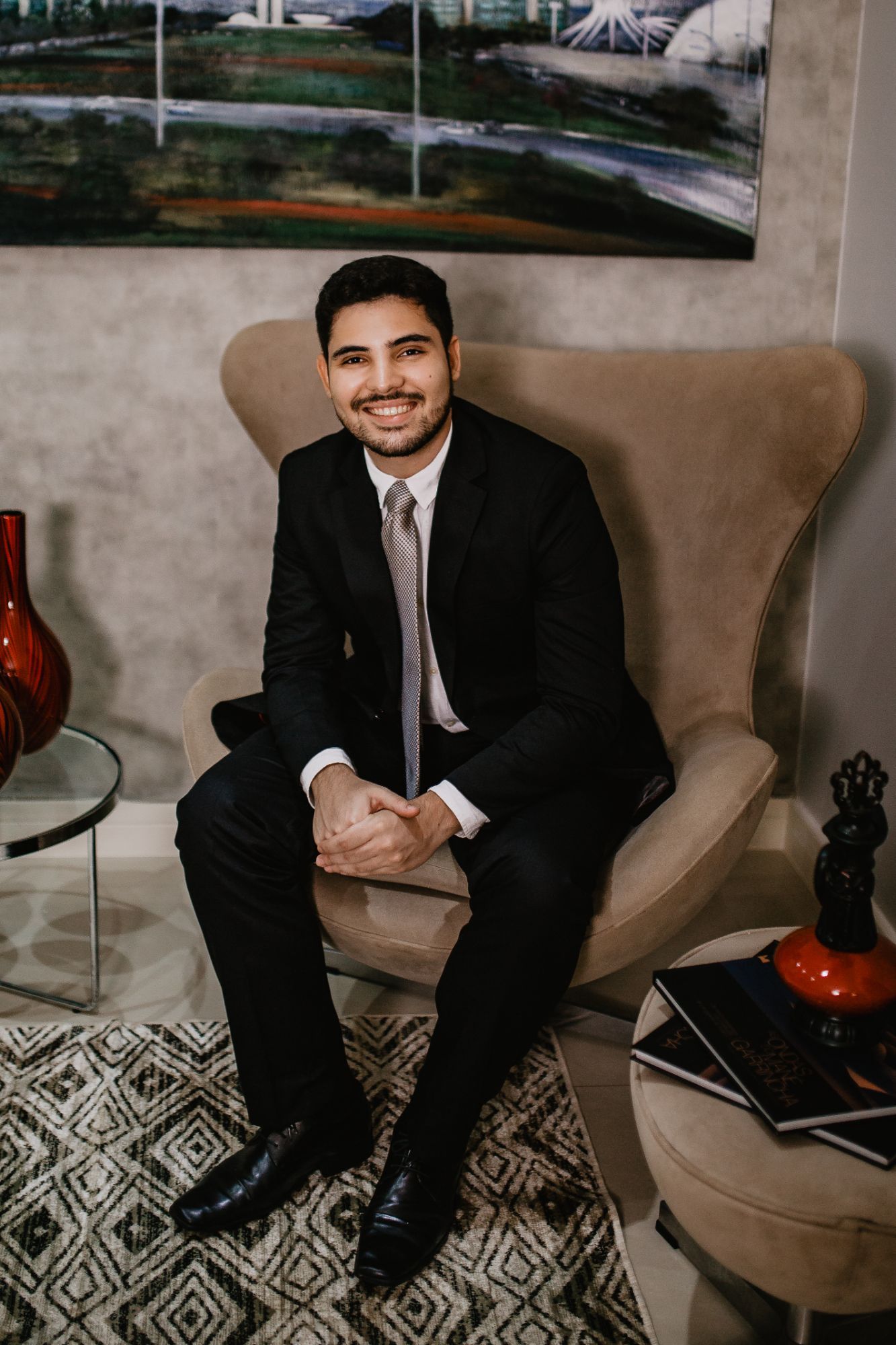 João Vitor Figueiredo Lima, advogado, no escritório